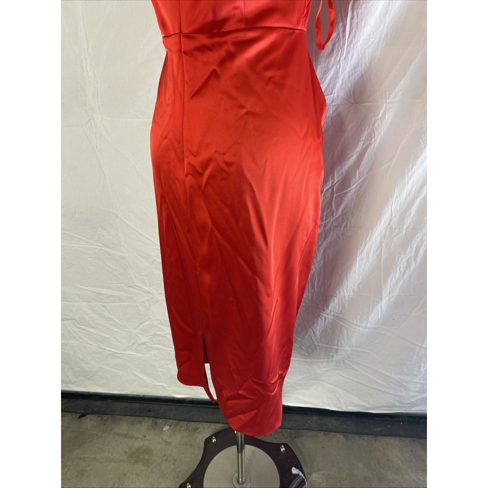 Donna Karan Women Sleeveless Red Dress Size 2 - Picture 6 of 16
